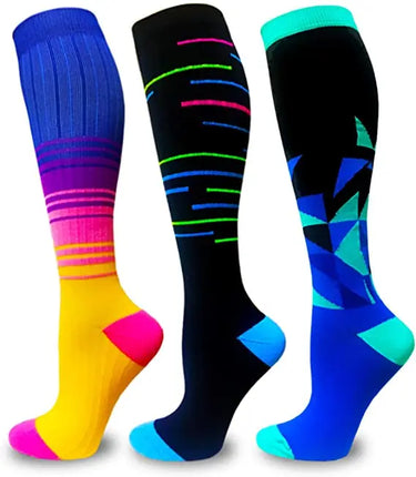Running Chaussettes de Compression – Performance, drainage lymphatique et énergie revitalisante.